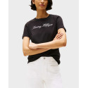 TOMMY HILFIGER ΓΥΝΑΙΚΕΙΑ ΚΟΝΤΟΜΑΝΙΚΗ ΜΠΛΟΥΖΑ - WW0WW43459 - ΕΚΡΟΥ