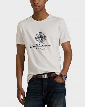 POLO RALPH LAUREN ΑΝΔΡΙΚΗ ΚΟΝΤΟΜΑΝΙΚΗ ΜΠΛΟΥΖΑ - 710978032001 - ΑΣΠΡΟ