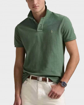 POLO RALPH LAUREN ΑΝΔΡΙΚΗ ΚΟΝΤΟΜΑΝΙΚΗ ΠΟΛΟ ΜΠΛΟΥΖΑ - 710680784439 - ΠΡΑΣΙΝΟ