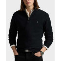 POLO RALPH LAUREN ΑΝΔΡΙΚΟ ΠΟΥΛΟΒΕΡ HALF-ZIP - 710932304505 - ΜΑΥΡΟ