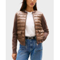 TOMMY HILFIGER WOMEN'S QUILTED JACKET - WW0WW46741 - BROWN