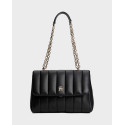 TOMMY HILFIGER WOMEN'S SHOULDER BAG - AW0AW17669  - BLACK