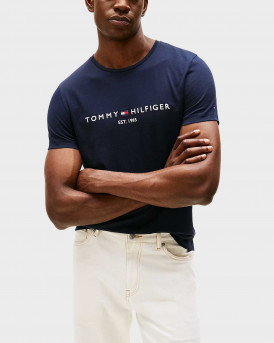 TOMMY HILFIGER ΑΝΔΡΙΚΗ ΚΟΝΤΟΜΑΝΙΚΗ ΜΠΛΟΥΖΑ - MW0MW11465 - ΜΠΛΕ