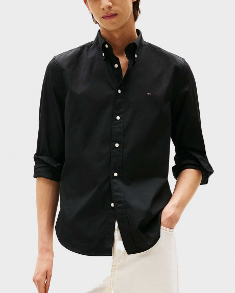 TOMMY HILFIGER TH FLEX MEN'S POPLIN SHIRT - MW0MW39988