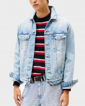 TOMMY JEANS RYAN ΑΝΔΡΙΚΟ ΤΖΙΝ ΤΖΑΚΕΤ - DM0DM21242 - ΜΠΛΕ