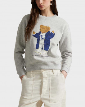 POLO RALPH LAUREN POLO BEAR ΓΥΝΑΙΚΕΙΟ ΦΟΥΤΕΡ - 211972794001 - ΓΚΡΙ