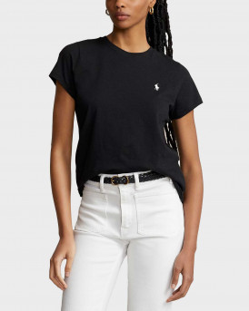 POLO RALPH LAUREN ΓΥΝΑΙΚΕΙΑ ΚΟΝΤΟΜΑΝΙΚΗ ΜΠΛΟΥΖΑ - 211898698007 - ΜΑΥΡΟ