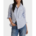 POLO RALPH LAUREN ΓΥΝΑΙΚΕΙΟ ΡΙΓΕ OXFORD ΠΟΥΚΑΜΙΣΟ - 211891377004 - ΣΙΕΛ