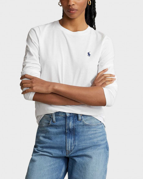 POLO RALPH LAUREN ΓΥΝΑΙΚΕΙΑ ΜΑΚΡΥΜΑΝΙΚΗ ΜΠΛΟΥΖΑ - 211898699001