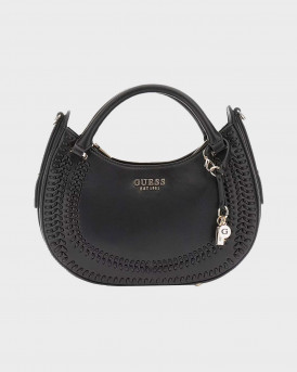 GUESS TATUM WOMEN'S HANDBAG - HWNG9667060 - BLACK