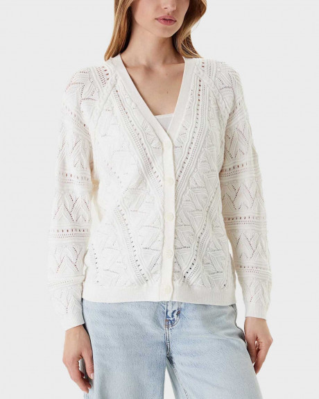 GUESS POINTELLE AMELIA ΓΥΝΑΙΚΕΙΑ ΠΛΕΚΤΗ ΖΑΚΕΤΑ - W5YR55Z2ZK2