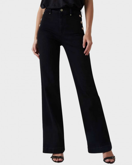 GUESS NEW FAYE ΓΥΝΑΙΚΕΙΟ ΤΖΙΝ ΠΑΝΤΕΛΟΝΙ FLARED - W5RA0PD4PZ1