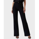 GUESS NEW FAYE ΓΥΝΑΙΚΕΙΟ ΤΖΙΝ ΠΑΝΤΕΛΟΝΙ FLARED - W5RA0PD4PZ1 - ΜΑΥΡΟ