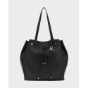 GUESS CALEBRA WOMEN'S DRAWSTRING TOTE BAG - HWBG9536230  - BLACK