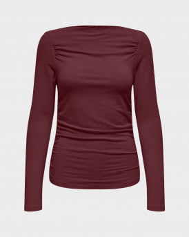 ONLY ΓΥΝΑΙΚΕΙΑ ΜΑΚΡΥΜΑΝΙΚΗ ΜΠΛΟΥΖΑ ΝΤΡΑΠΕ - 15352862 - ΜΠΟΡΝΤΩ