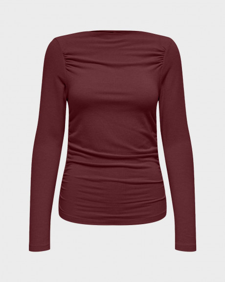 ONLY ΓΥΝΑΙΚΕΙΑ ΜΑΚΡΥΜΑΝΙΚΗ ΜΠΛΟΥΖΑ ΝΤΡΑΠΕ - 15352862