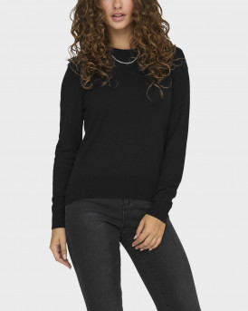 ONLY ΓΥΝΑΙΚΕΙΑ ΠΛΕΚΤΗ ΜΠΛΟΥΖΑ - 15333989 - ΜΑΥΡΟ