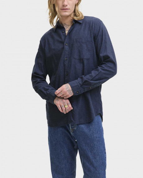 JACK & JONES MELANGE MEN'S SHIRT - 12278416