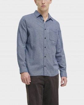 JACK & JONES MELANGE ΑΝΔΡΙΚΟ ΠΟΥΚΑΜΙΣΟ - 12278416 - ΡΑΦ