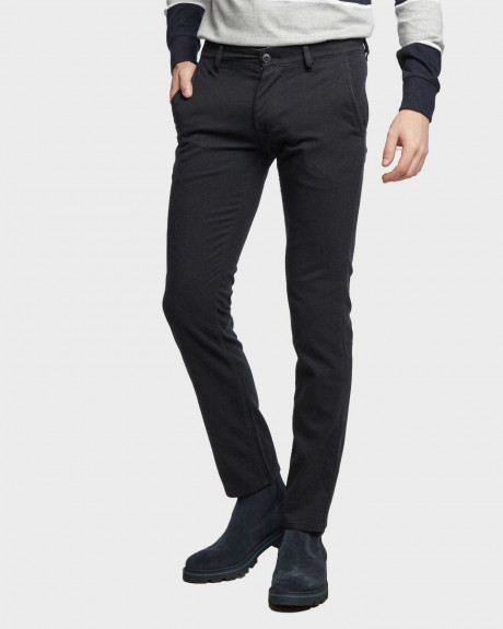 Boss Slim-Fit Trousers In Brushed Stretch Flannel - 50458132