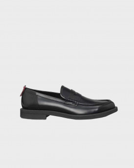 HUGO VARIAN ΑΝΔΡΙΚΑ ΔΕΡΜΑΤΙΝΑ LOAFERS - 50548591 - ΜΑΥΡΟ