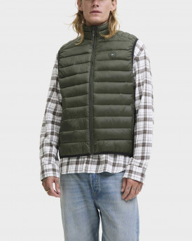 JACK & JONES BRADLEY ΑΝΔΡΙΚΟ PUFFER ΓΙΛΕΚΟ - 12280973 - ΧΑΚΙ
