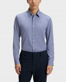 BOSS P-ROAN ΑΝΔΡΙΚΟ ΠΟΥΚΑΜΙΣΟ ΖΑΚΑΡ ΣΤΕΝΗ ΓΡΑΜΜΗ - 50545253 - ΡΑΦ