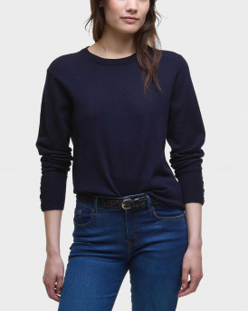 BARBOUR CARLBY ΓΥΝΑΙΚΕΙΟ ΠΟΥΛΟΒΕΡ - LKN1686 - ΜΠΛΕ