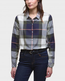 BARBOUR MOORLAND ΓΥΝΑΙΚΕΙΟ ΚΑΡΟ ΠΟΥΚΑΜΙΣΟ - LSH1352 - ΜΠΛΕ