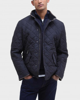 BARBOUR POWELL ΑΝΔΡΙΚΟ ΚΑΠΙΤΟΝΕ ΜΠΟΥΦΑΝ - ΜQU0281  - ΜΠΛΕ