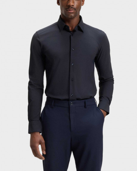 BOSS P-HANK ΑΝΔΡΙΚΟ ΠΟΥΚΑΜΙΣΟ ΣΤΕΝΗ ΓΡΑΜΜΗ - 50503554 