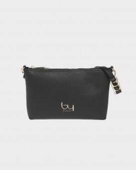 BY BYBLOS NAOS ΓΥΝΑΙΚΕΙΑ CROSSBODY ΤΣΑΝΤΑ - ΒYBΕ33Β528  - ΜΑΥΡΟ