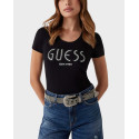 GUESS LOGO TEE ΓΥΝΑΙΚΕΙΑ ΚΟΝΤΟΜΑΝΙΚΗ ΜΠΛΟΥΖΑ - W5Y105J1314  - ΜΑΥΡΟ