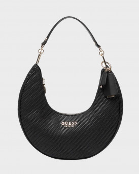 GUESS MIREMA HOBO ΓΥΝΑΙΚΕΙΑ ΤΣΑΝΤΑ ΩΜΟΥ - HWWG9631020  - ΜΑΥΡΟ