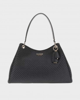 GUESS MIREMA ΓΥΝΑΙΚΕΙΑ ΤΣΑΝΤΑ SHOPPER - HWWG9631230  - ΜΑΥΡΟ