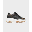 GUESS HAPYY ΓΥΝΑΙΚΕΙΑ SNEAKERS - FLTHPYFAL12  - ΜΑΥΡΟ