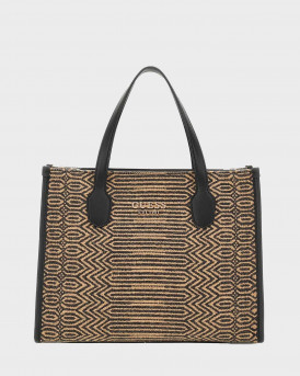 GUESS SILVANA ΓΥΝΑΙΚΕΙΑ ΤΣΑΝΤΑ ΩΜΟΥ - HWWC8665220  - ΜΠΕΖ