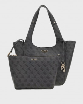 GUESS CALISTA ΓΥΝΑΙΚΕΙΑ ΤΣΑΝΤΑ SHOPPER - HWSG7334220  - ΑΝΘΡΑΚΙ