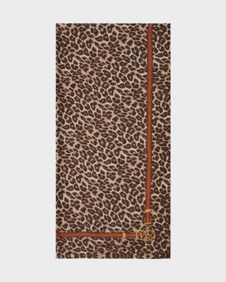 GUESS WOMEN'S ANIMAL PRINT SCARF - AW5349MOD03