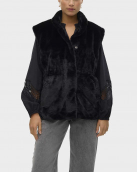 VERO MODA SONJAPOPPY ΓΥΝΑΙΚΕΙΟ ΓΟΥΝΙΝΟ ΓΙΛΕΚΟ - 10310131 - ΜΑΥΡΟ