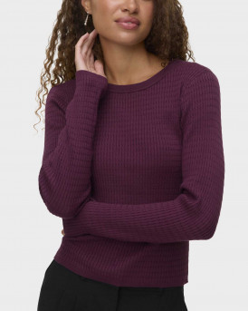 VERO MODA SILJE ΓΥΝΑΙΚΕΙΟ ΠΟΥΛΟΒΕΡ - 10331852 - ΜΠΟΡΝΤΩ