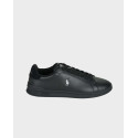 POLO RALPH LAUREN HERITAGE COURT II ΑΝΔΡΙΚΑ ΔΕΡΜΑΤΙΝΑ SNEAKERS - 809965072002 - ΜΑΥΡΟ