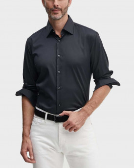 BOSS P-HANK ΑΝΔΡΙΚΟ ΠΟΥΚΑΜΙΣΟ - 50503356  - ΜΑΥΡΟ