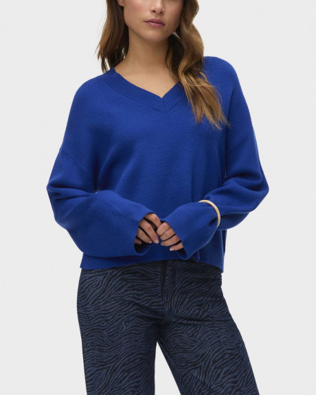 VERO MODA GOLD ART ΓΥΝΑΙΚΕΙΟ ΠΟΥΛΟΒΕΡ V ΛΑΙΜΟΚΟΨΗ - 10332195