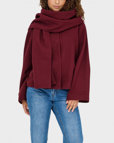 ONLY ELBA ΓΥΝΑΙΚΕΙΟ ΠΑΛΤΟ ΜΕ ΚΑΣΚΟΛ - 15348931