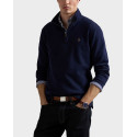 POLO RALPH LAUREN ESTATE RIB ΑΝΔΡΙΚΟ HALF-ZIP ΠΟΥΛΟΒΕΡ - 710671929029  - ΜΠΛΕ