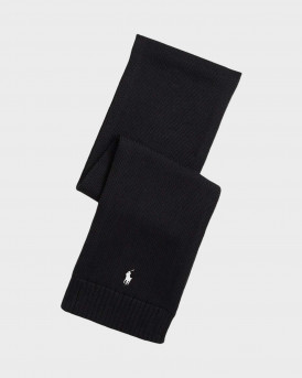 POLO RALPH LAUREN ΑΝΔΡΙΚΟ ΠΛΕΚΤΟ ΚΑΣΚΟΛ - 710886139005 - ΜΑΥΡΟ