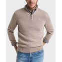 GANT ΑΝΔΡΙΚΟ ΠΟΥΛΟΒΕΡ HALF-ZIP - 3G8030170 - ΜΠΛΕ