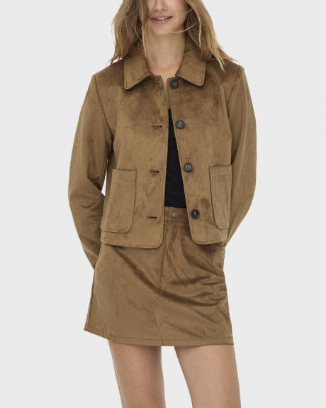 ONLY TULIP ΓΥΝΑΙΚΕΙΟ ΣΟΥΕΤ ΚΟΝΤΟ ΤΖΑΚΕΤ - 15353152