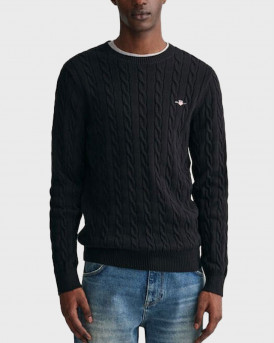 GANT ΑΝΔΡΙΚΟ ΠΟΥΛΟΒΕΡ - 3G8050601 - ΜΑΥΡΟ